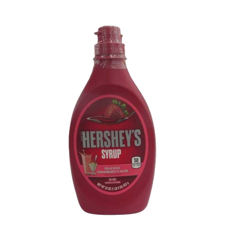 HERSHEYS STRAWBERRY SYRUP 623G