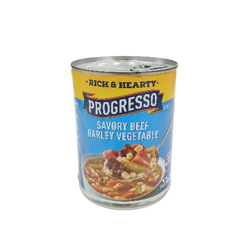 PROGRESSO BEEF BARLEY SOUP 18.6