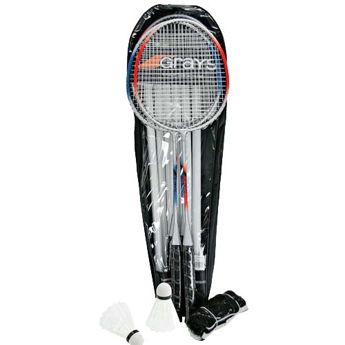 BADMINTON 4 PLAYER SET W NET DU