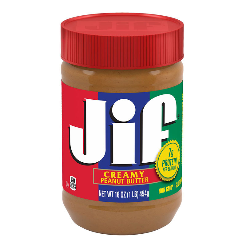 JIF CREAMY PEANUT BUTTER 454G