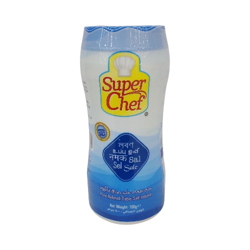 SUPERCHEF SALT IODIZED 700GM