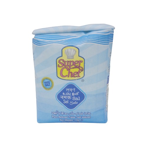 SUPERCHEF SALT IODIZED 1KG