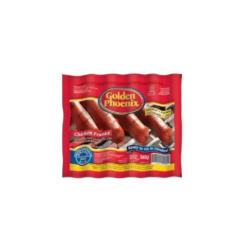 GP SMOKED CHICKEN FRANKS 340G