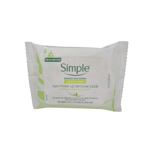 SIMPLE MAKE-UP REMOVER PADS 30P