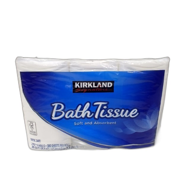 KIRKLAND BATH TISSUE 6ROLLS
