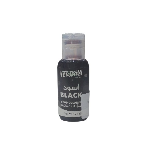 ELISSAR FOOD COLOR BLACK 45ML