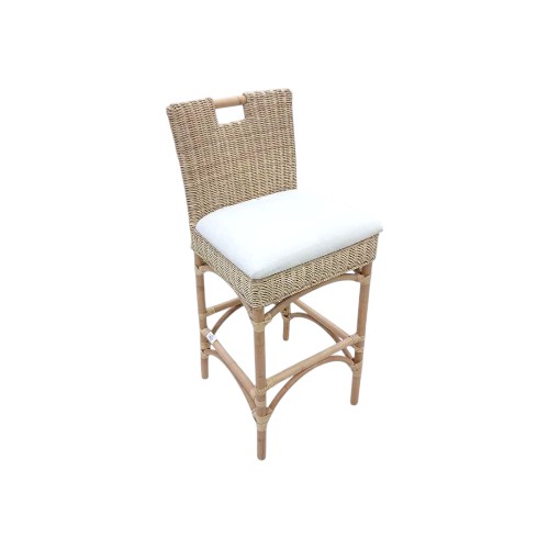 SAFAVIEH RATTAN HIGH CHIAR FOX6