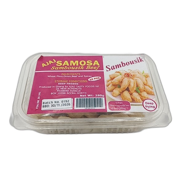 AJAJ TASTY SAMOSA BEEF10PCS 280G
