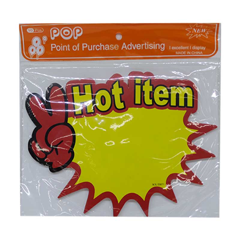 HOT ITEM TAG 10 PCS WX-T0071