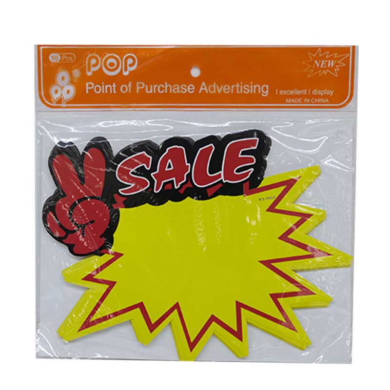 SALE TAG 10 PCS WX-T0019