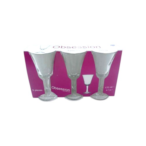 DRINKING GLASS 3PCS OBSESSION