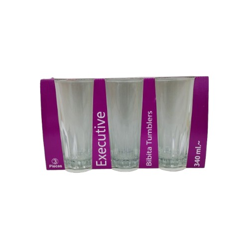 DRINKING GLASS 3PCS BIBITA