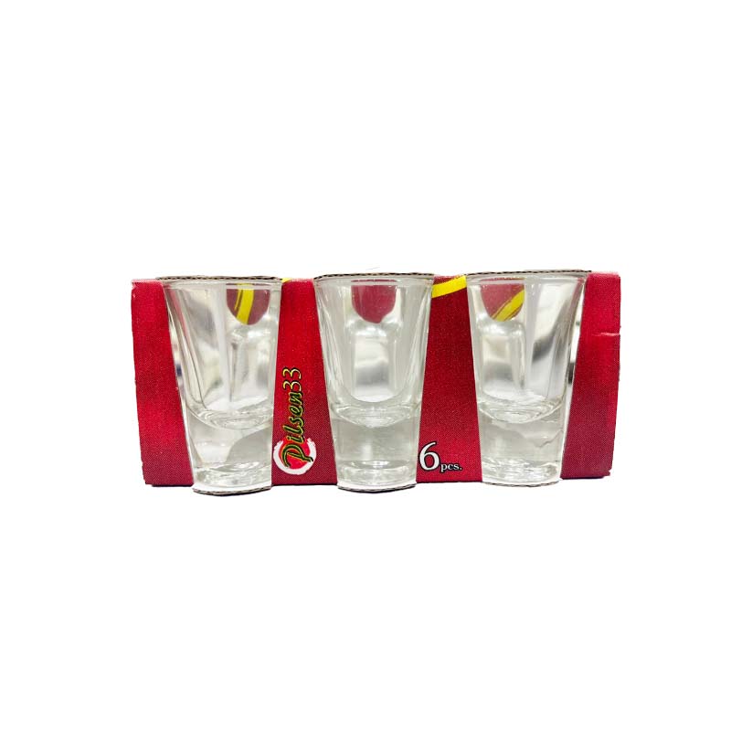 DRINKING GLASS 6PCS PILSEN33