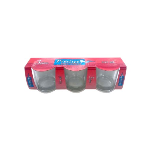DRINKING GLASS 3PCS PRESTIGE