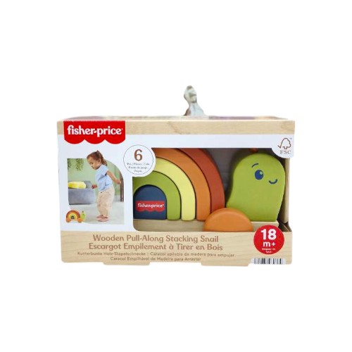 FISHER PRICE WOODEN PA STACKING