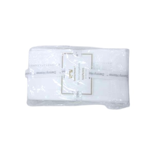DANNYHOME NAPKINS SNOW WHITE SE