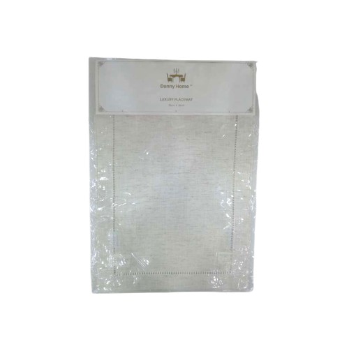 DANNYHOME PLACEMAT LIGHT HEMP S