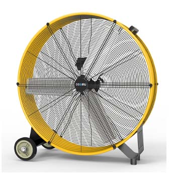 DETON DRUM FAN 30INCH YELLOW