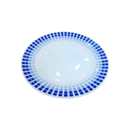 PLATE CERAMIC 19CM ROUND PRINTE