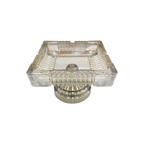 GLASS CAKE PLATE 1PCS H1016-1