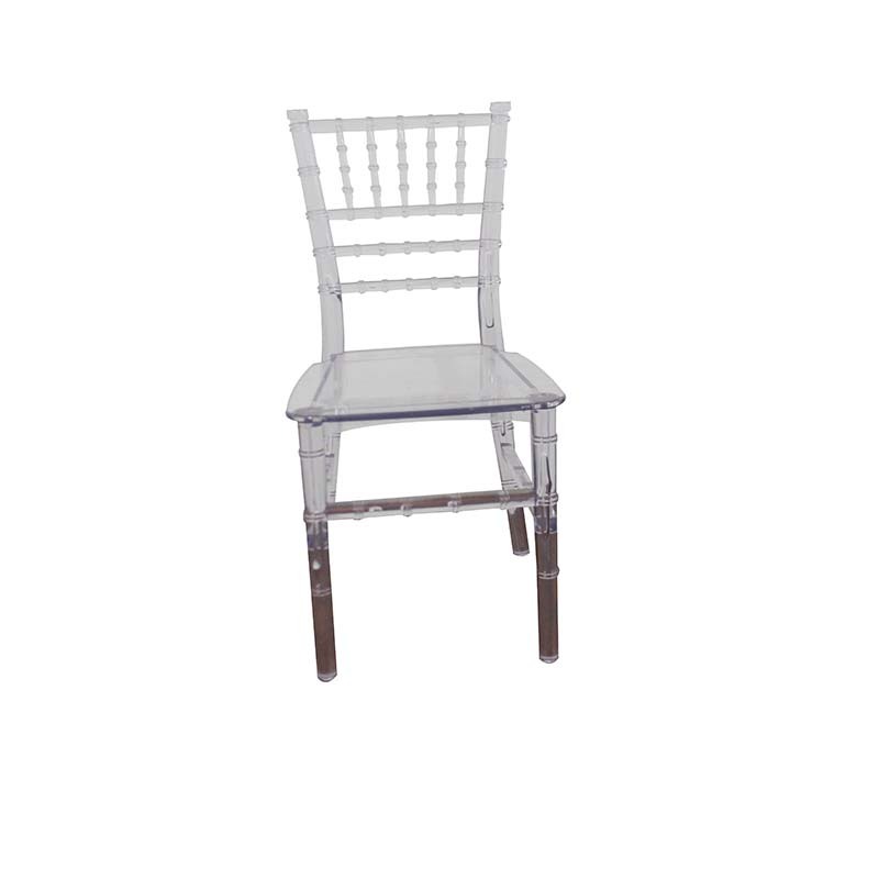 PLASTIC CHAIR 55CM TRANSPARENT