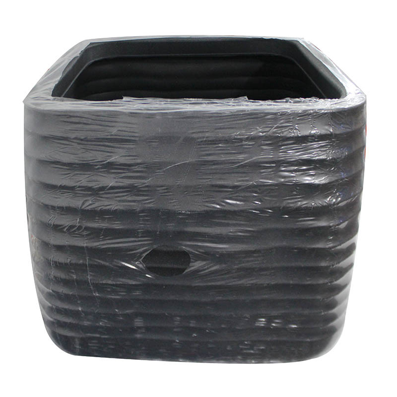 FLOWER POT 50CM BLACK GL8602A