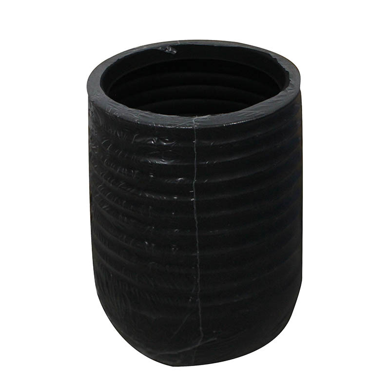 FLOWER POT 28X37CM BLACK GL8604