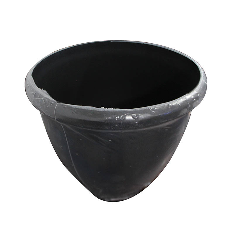 FLOWER POT 35CM BLACK SL815C