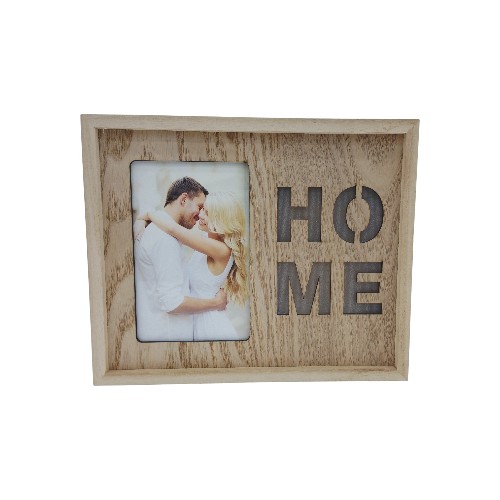 WOODEN FRAME HOME DSN 25X21CM