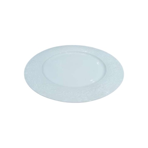 CERAMIC PLATE 20CM ROUND WHITE