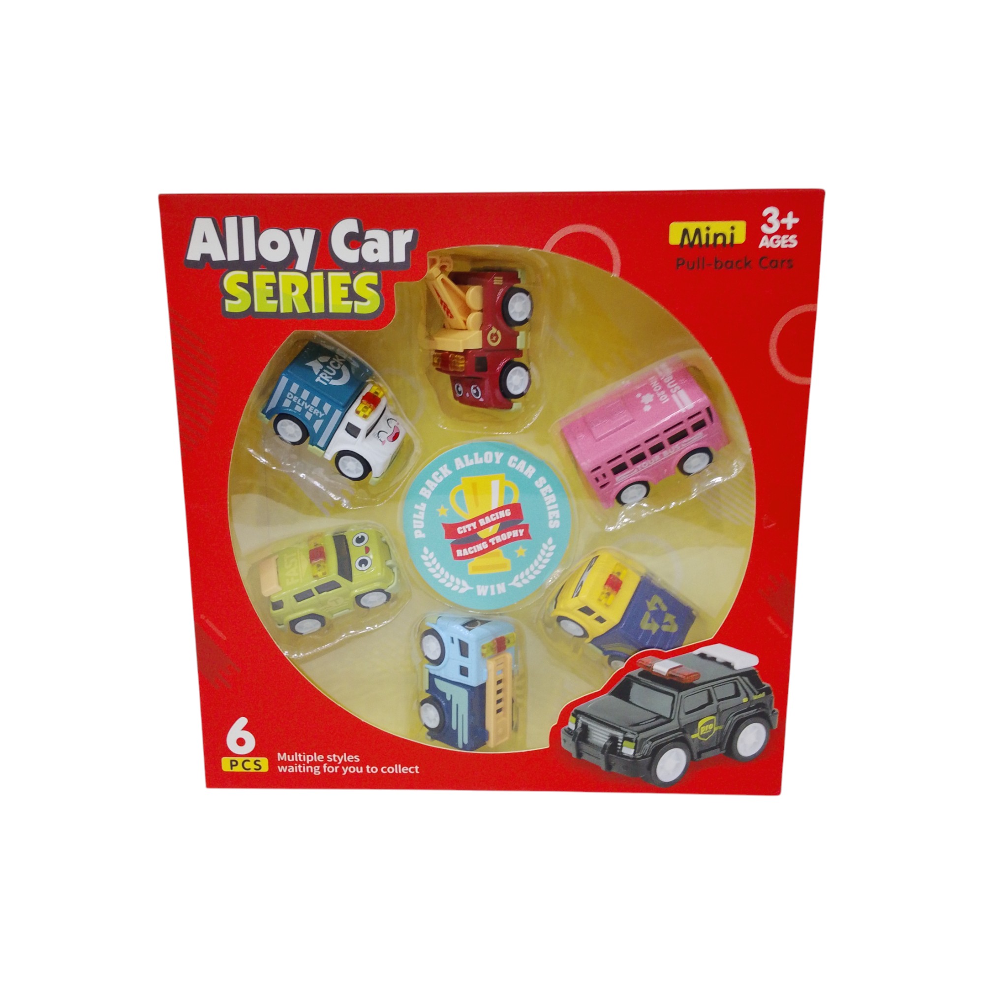 GRAFFITI ALLOY CARS 6PCS XT0602
