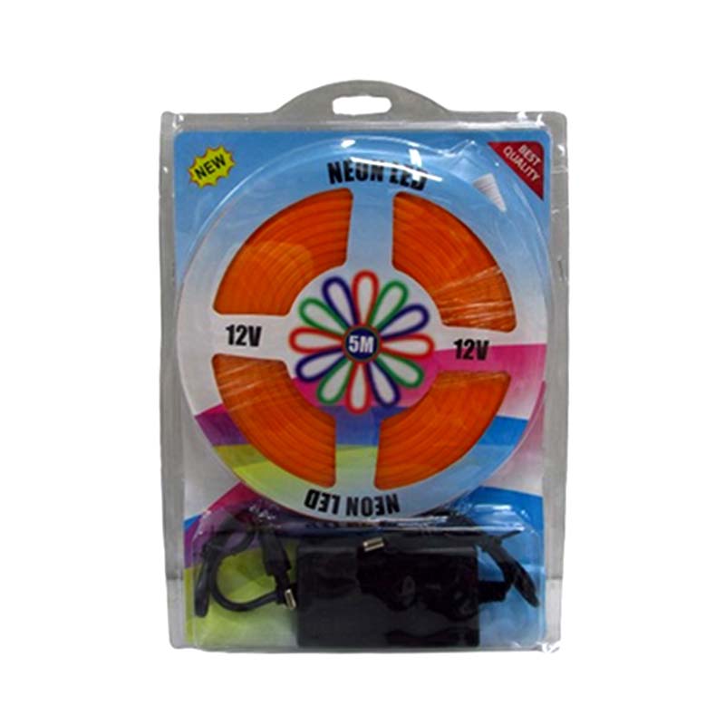 LED LIGHT 5M NEON ORANGE 12V 62