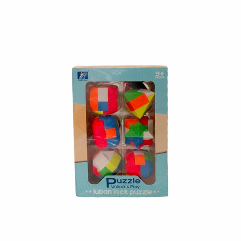 LUBAN LOCK PUZZLE 12PCS MKR5897
