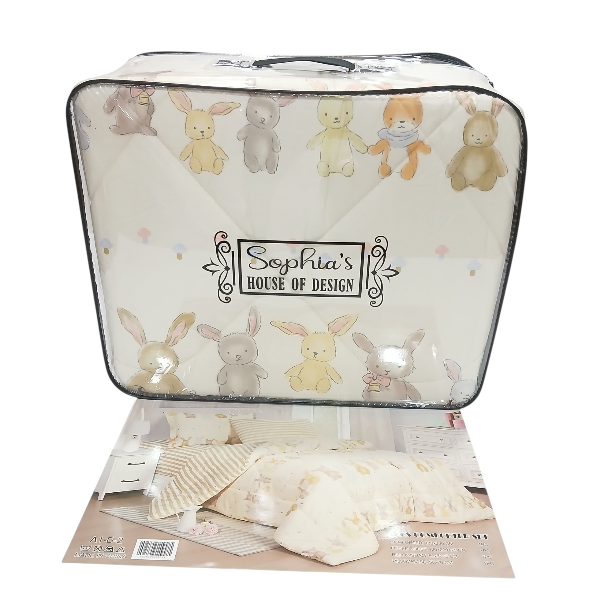 SOPHIA COMFORTER 4PCS 180X230CM