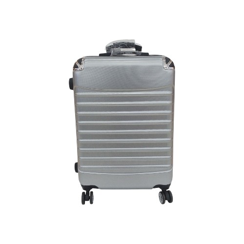 SUITCASE HB. 61CM SILVER 8020A