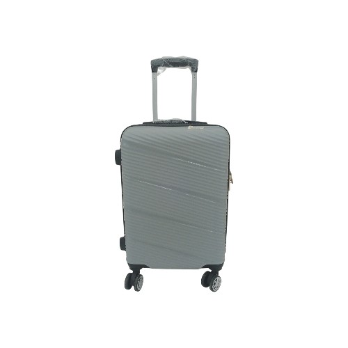 SUITCASE HB. 51CM SILVER 8027A