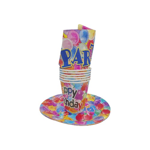 PARTY SET CUP AND PLATE 29-5