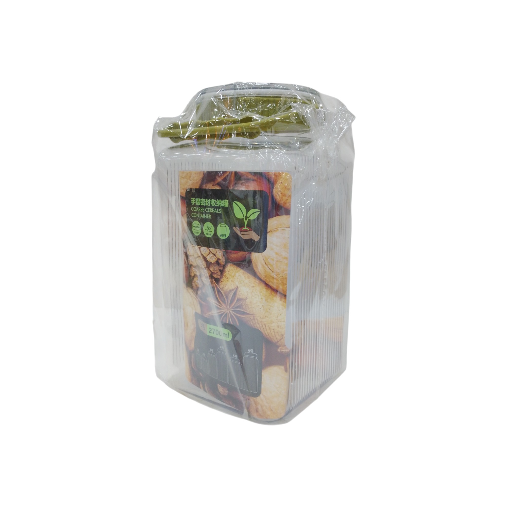 PLASTIC STORAGE JAR2700ML A142-