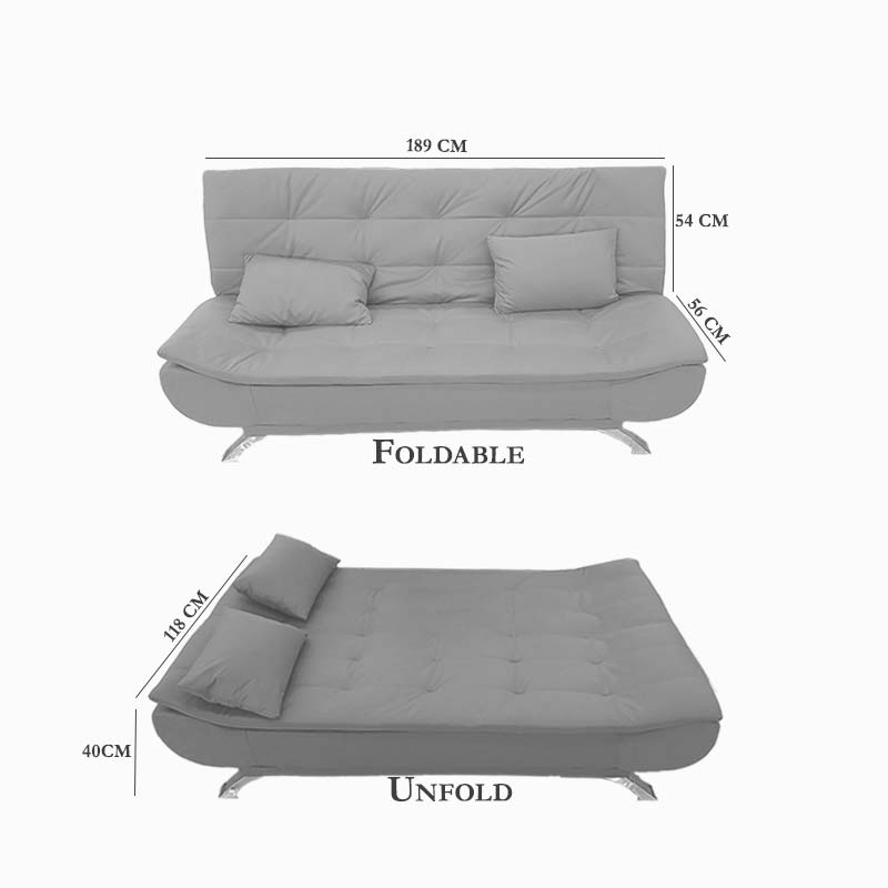 SOFA BED -15 DARK GREY