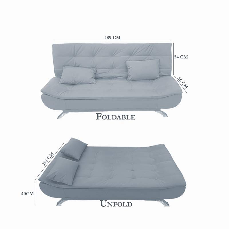 SOFA BED 203-14 GREY