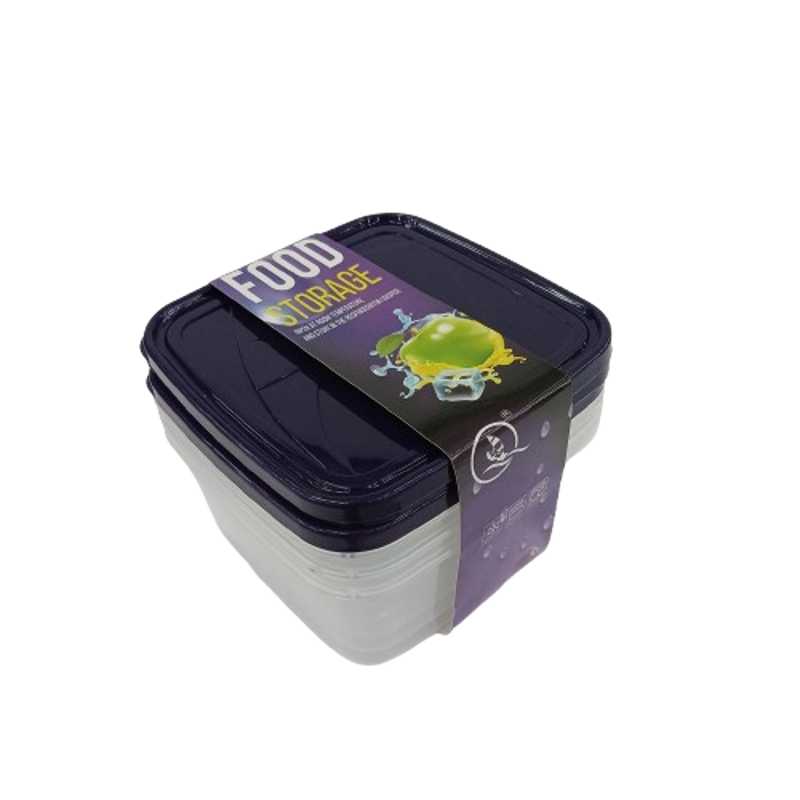 PLASTIC TUPPERWARE 3PCS SET B9-