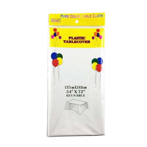 TABLE CLOTH 137X183CM PLASTIC 3