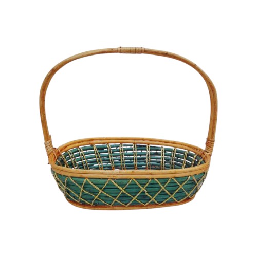 BAMBOO BASKET MEDIUM SW19-14-ME
