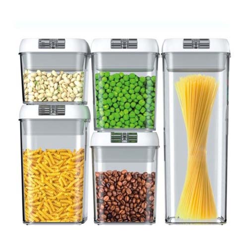 CONTAINERS 5PCS SET PLASTIC W6-