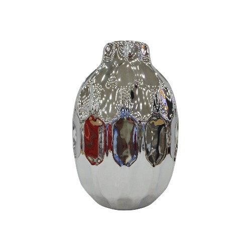 CERAMIC VASE SILVER 1261