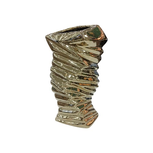 CERAMIC VASE GOLD 1279