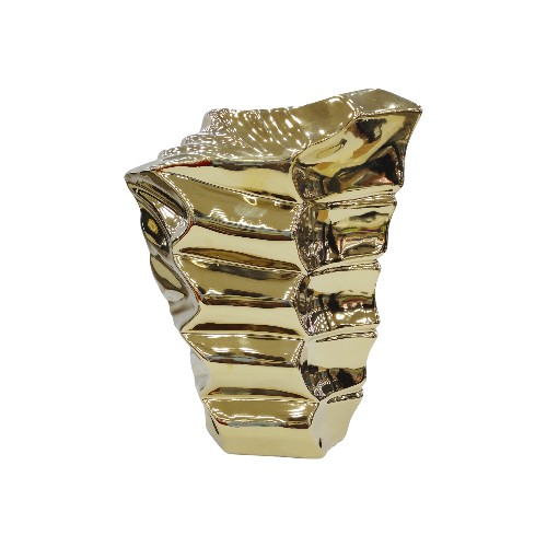 CERAMIC VASE GOLD 1280