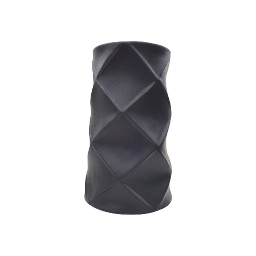 CERAMIC VASE DARK GREY 1291