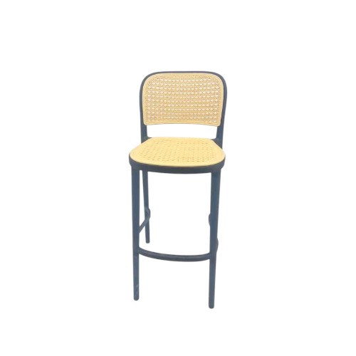 CHAIR PLASTIC BLACK 098B