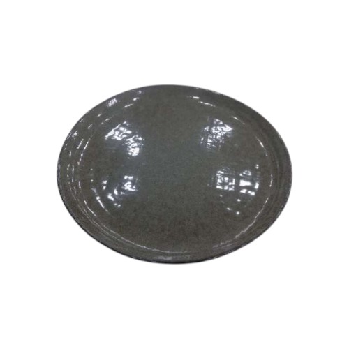CERAMIC PLATE 20CM DARK GREY